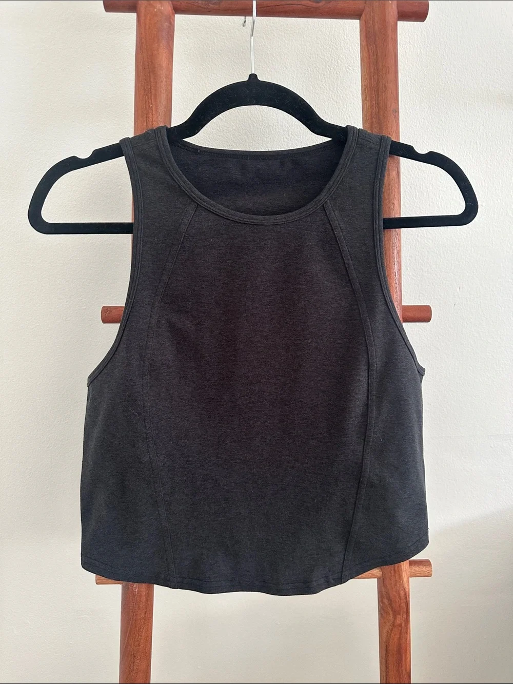 Lululemon Soft Sueded Crewneck Cropped Tank Top - Picture 2 of 7